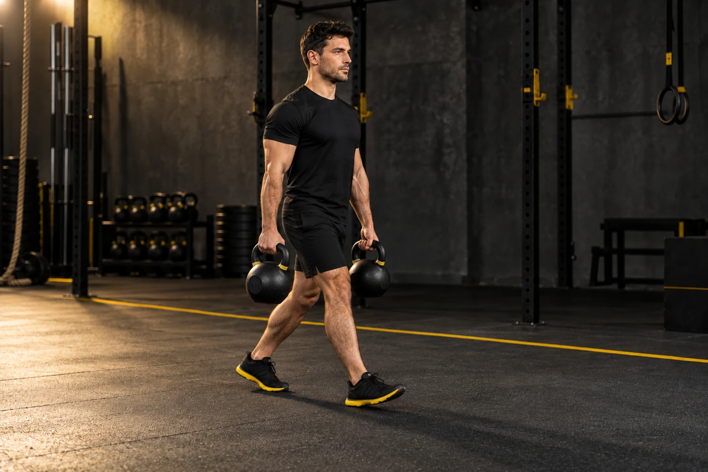 Farmers Carry — imagem gerada do exercício